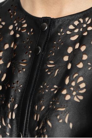 Isabel Marant Leather shirt ‘Nerida’