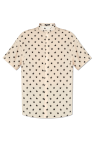 Balmain beige Oversize patterned shirt