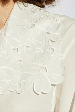 Chloé Cotton shirt with lace trim