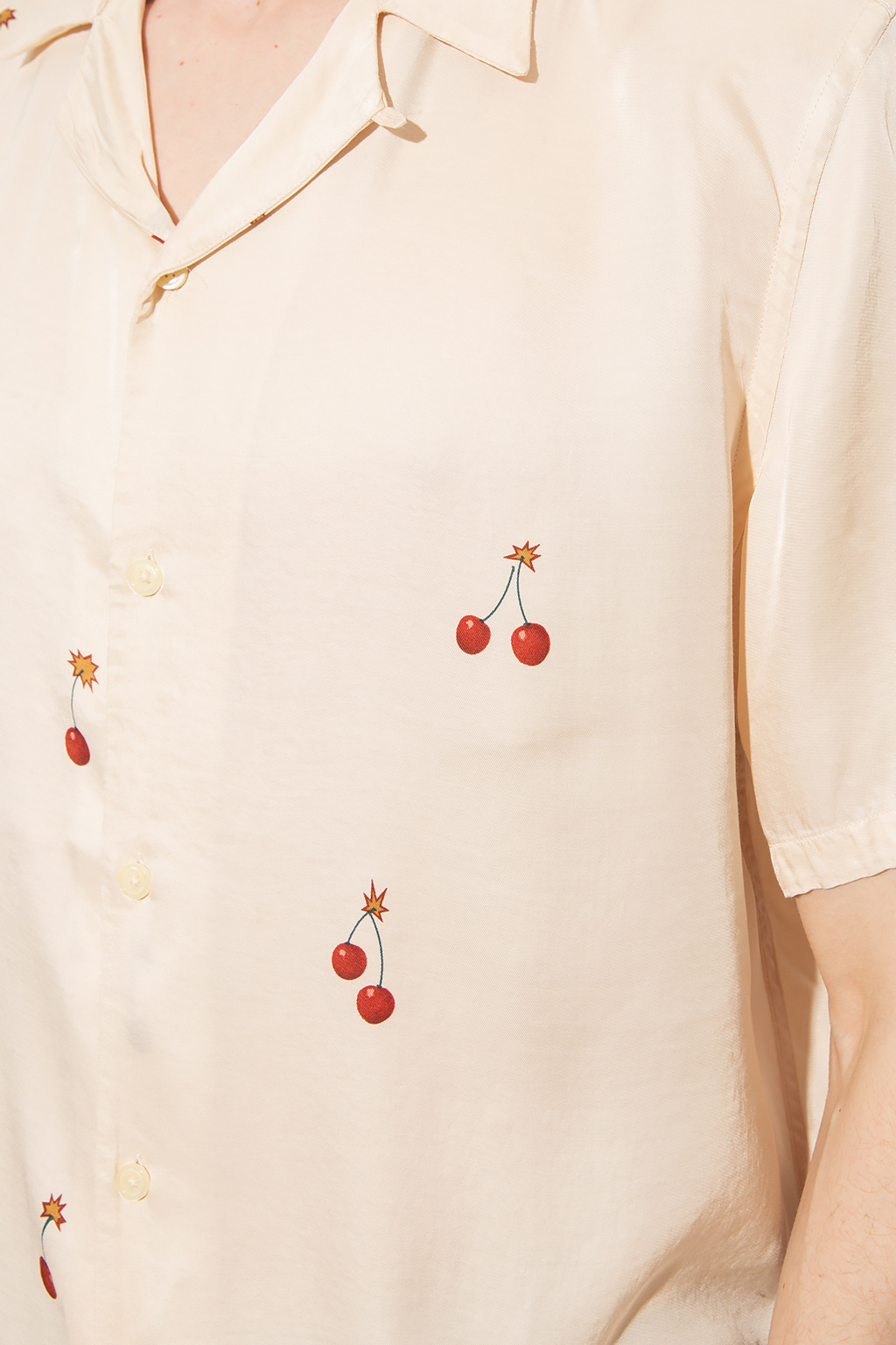 AllSaints ‘Cherry Bomb’ shirt with short sleeves