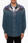 Marcelo Burlon BLUE Branded denim shirt