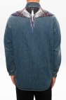 Marcelo Burlon BLUE Branded denim shirt