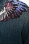 Marcelo Burlon BLUE Branded denim shirt
