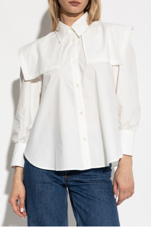 A.P.C. Camisa con cuello ancho desmontable