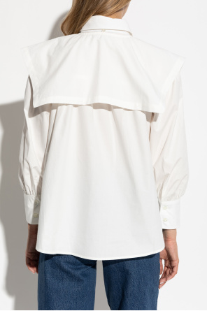 A.P.C. Camisa con cuello ancho desmontable