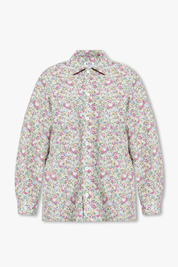 A.P.C. ‘Ellie’ shirt with floral motif