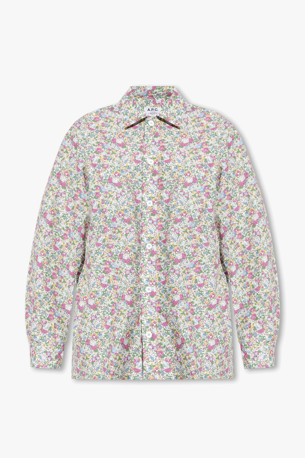 A.P.C. ‘Ellie’ Arcteryx shirt with floral motif