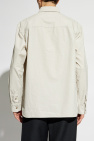 A.P.C. cream Ribbed shirt ‘Mateo’