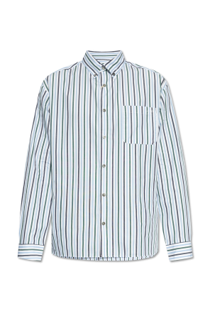 Shirt with stripe pattern