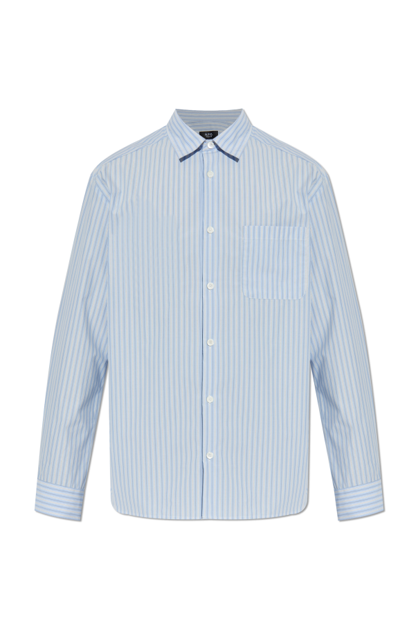 A.P.C. Shirt with stripe pattern