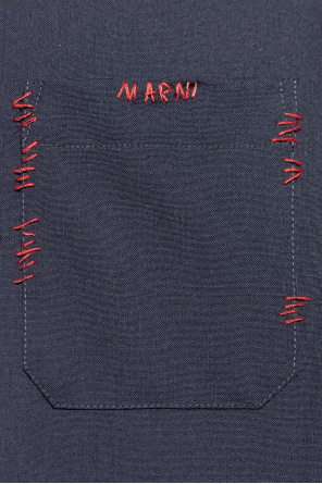 Marni Wełniana koszula