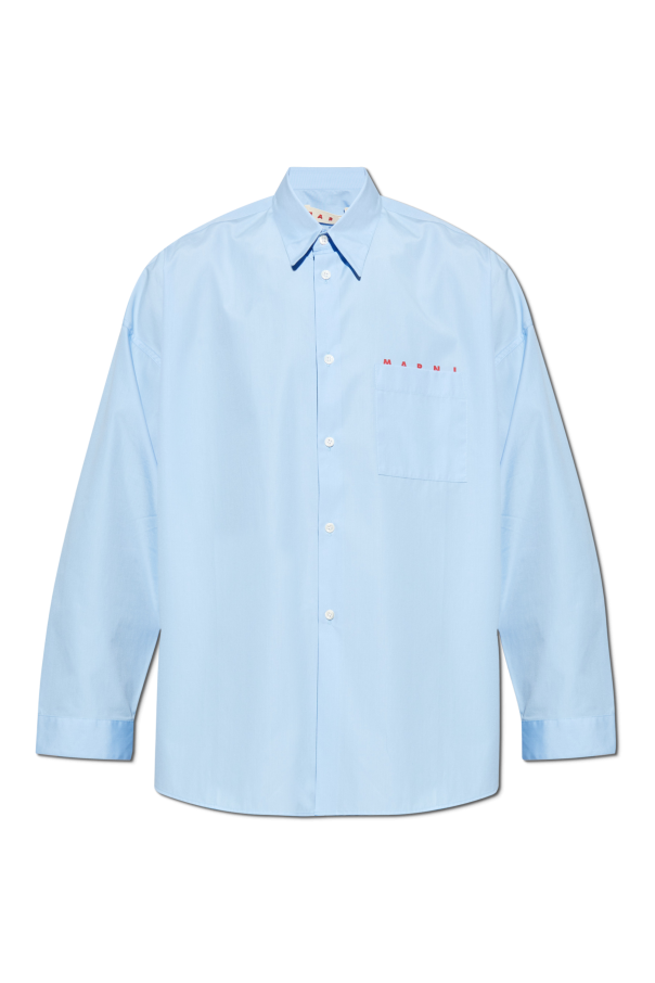Oversize shirt with pocket od Marni