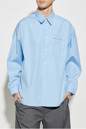 Marni Oversize-Hemd mit Tasche