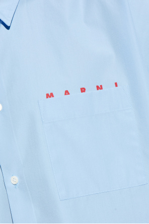Marni Oversize-Hemd mit Tasche