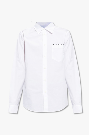 Cotton shirt with logo od Marni