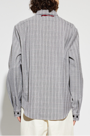 Marni Camisa com padrão aos quadrados