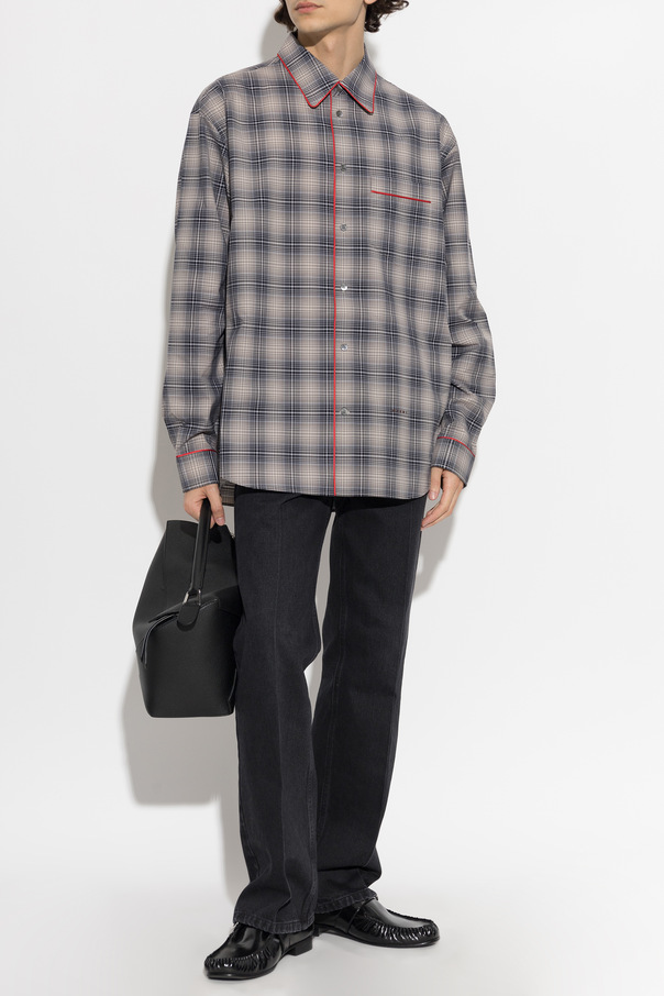 Marni Camisa de algodão aos quadrados