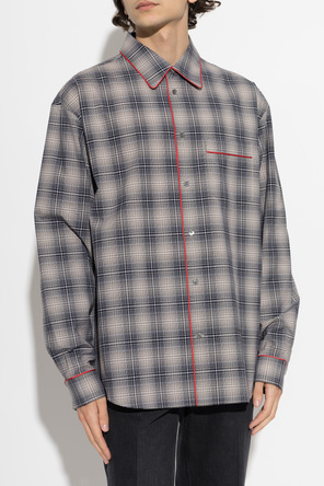 Marni Camisa de algodão aos quadrados