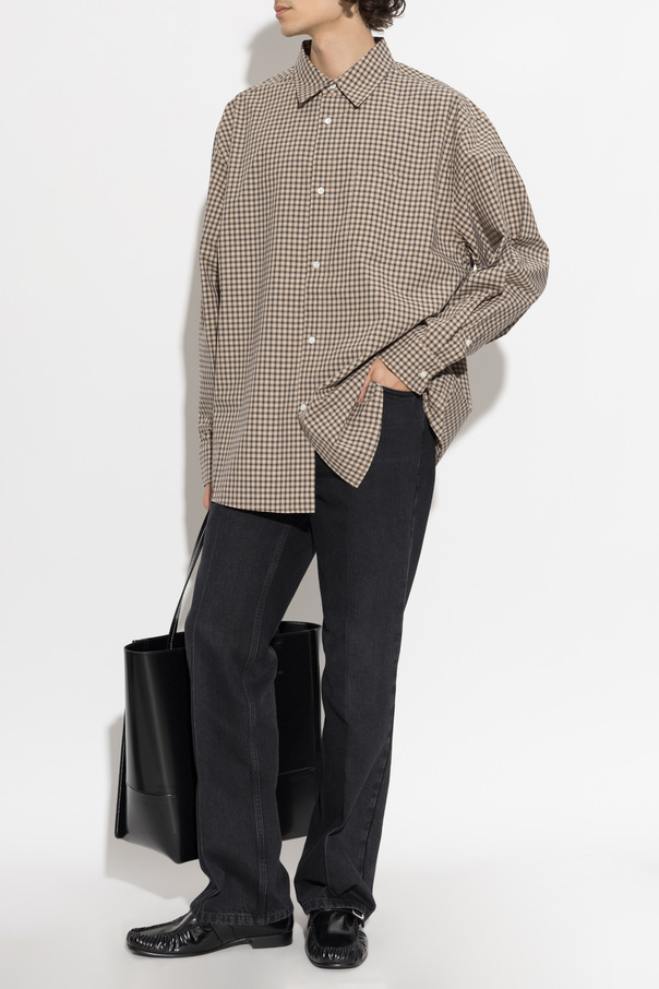 Marni Camisa de algodão aos quadrados