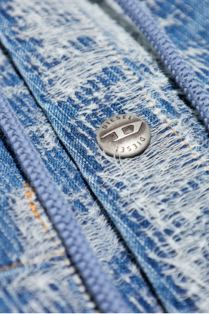 Diesel Jeansowa koszula z kapturem `D-DEWNYS-HOOD-S`