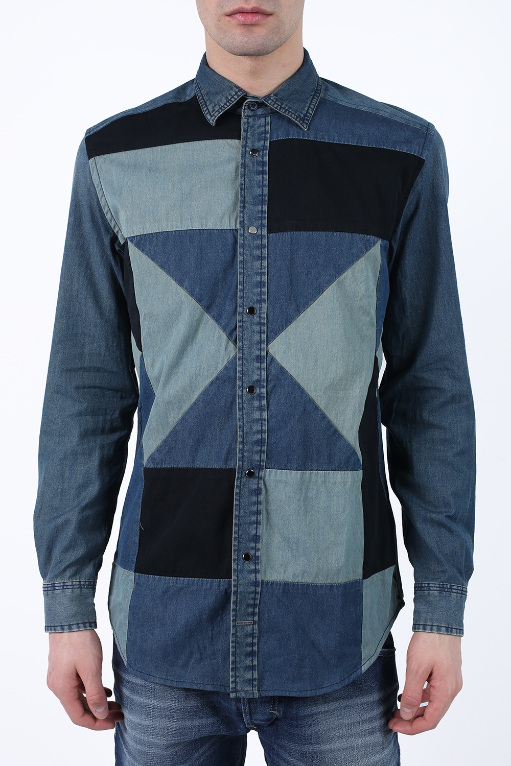 Diesel Blue De-Tary Denim Top Diesel