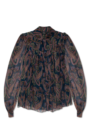 embroidered motif tie-waist jacket