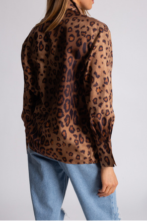 Etro Leopard-printed Sweat-shirt shirt