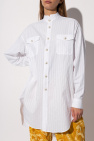 Etro Down shirt with standing collar