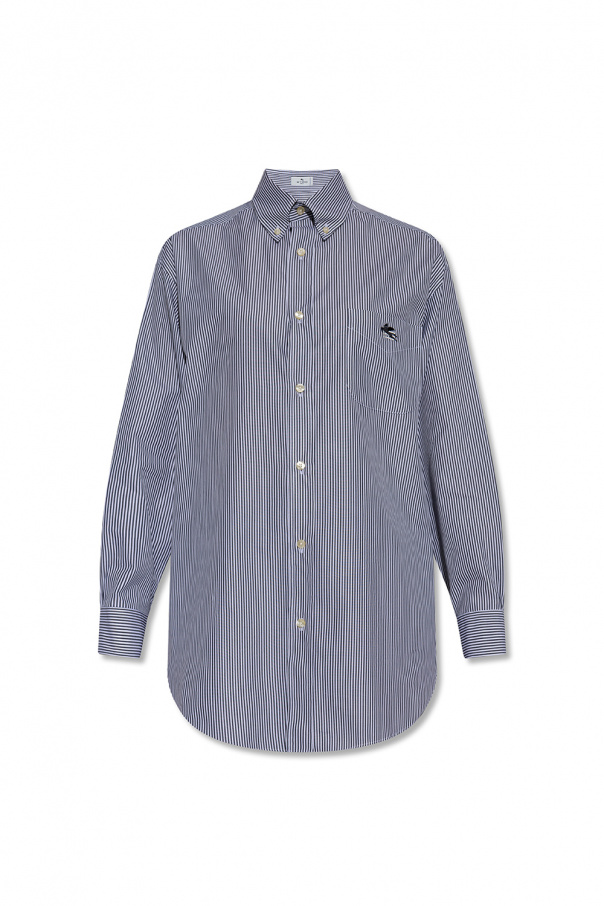 Etro Oversize shirt with logo