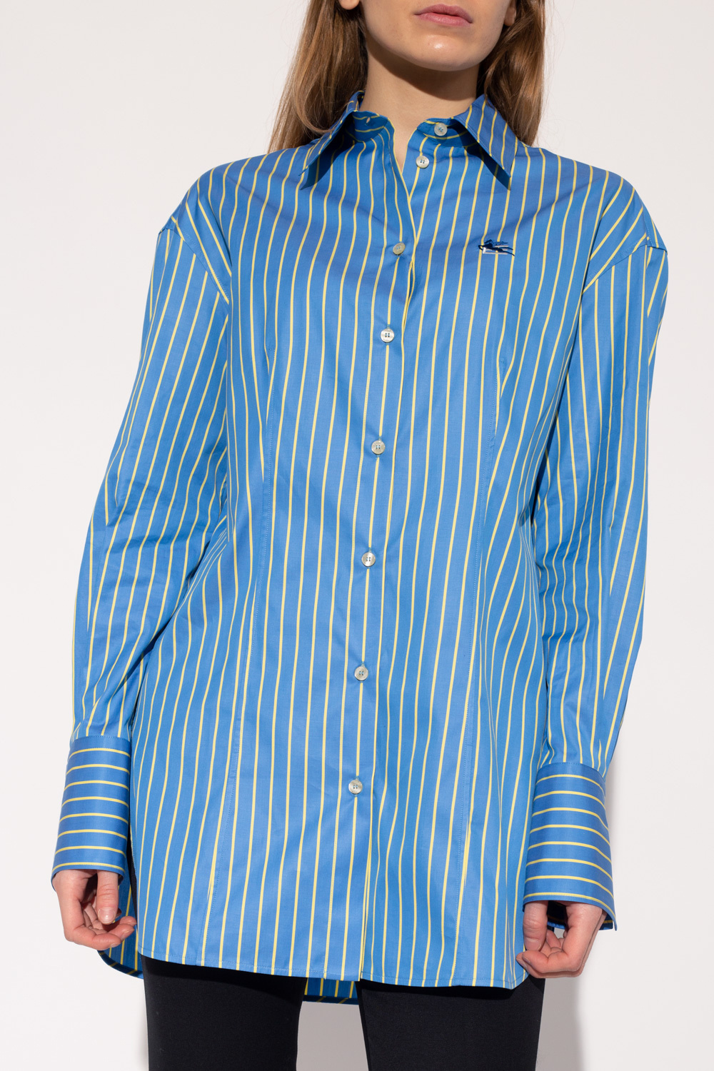 Etro Oversize cotton shirt