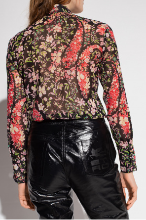 Etro Silk shirt with standing collar