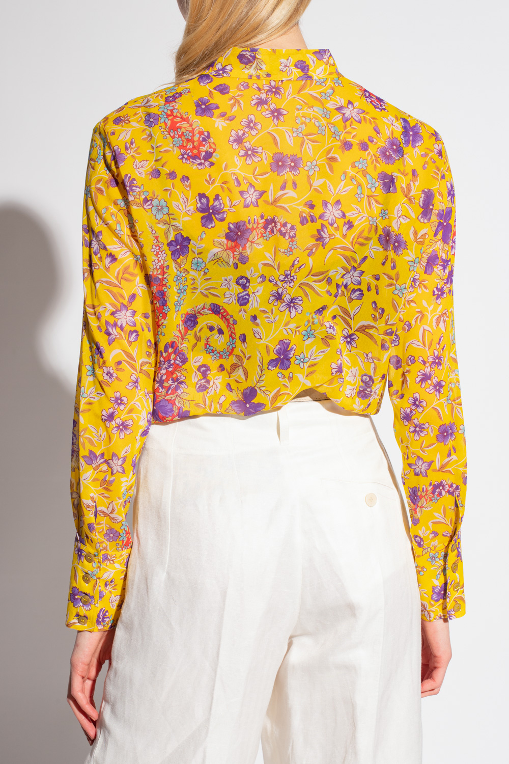 Etro Silk shirt with standing collar