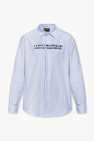 Giorgio Armani double-breasted floral-print silk shirt