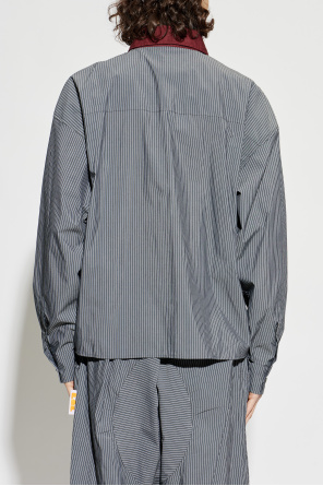 PDF Polo shirt with a striped pattern