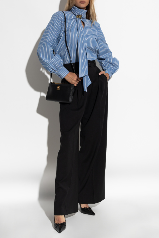 Max Mara Bluse mit Bindeband ‘Disco’