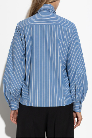 Max Mara Bluse mit Bindeband ‘Disco’