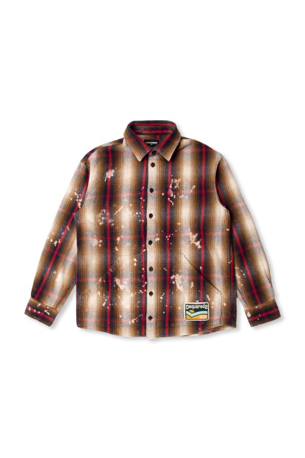 Dsquared2 Kids shirt cut-out with pockets