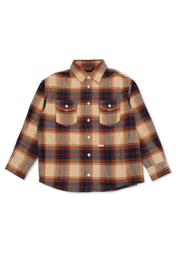 Cotton checked shirt od Dsquared2 Kids