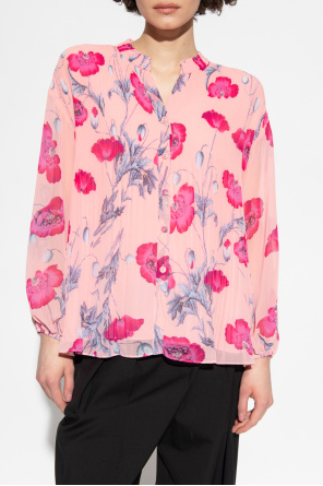 Diane Von Furstenberg ‘Nate’ pleated shirt