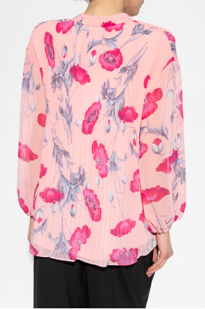 Diane Von Furstenberg ‘Nate’ pleated womens shirt