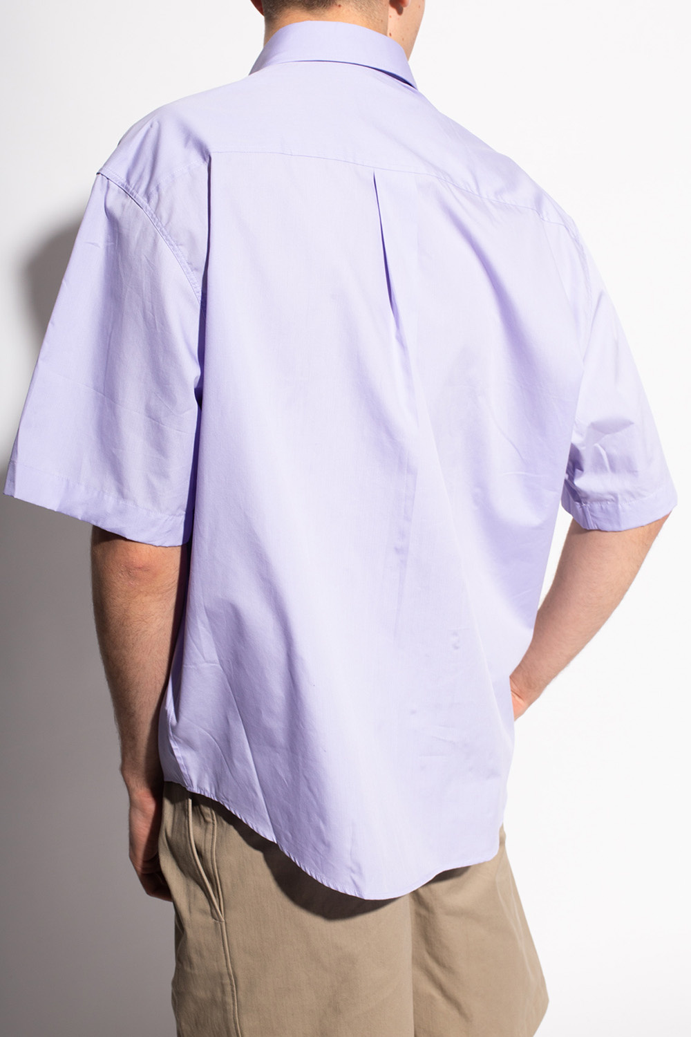 Purple Short-sleeve shirt Ami Alexandre Mattiussi - Vitkac France