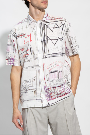 Etudes Etudes graphic-print silk pyjama shirt