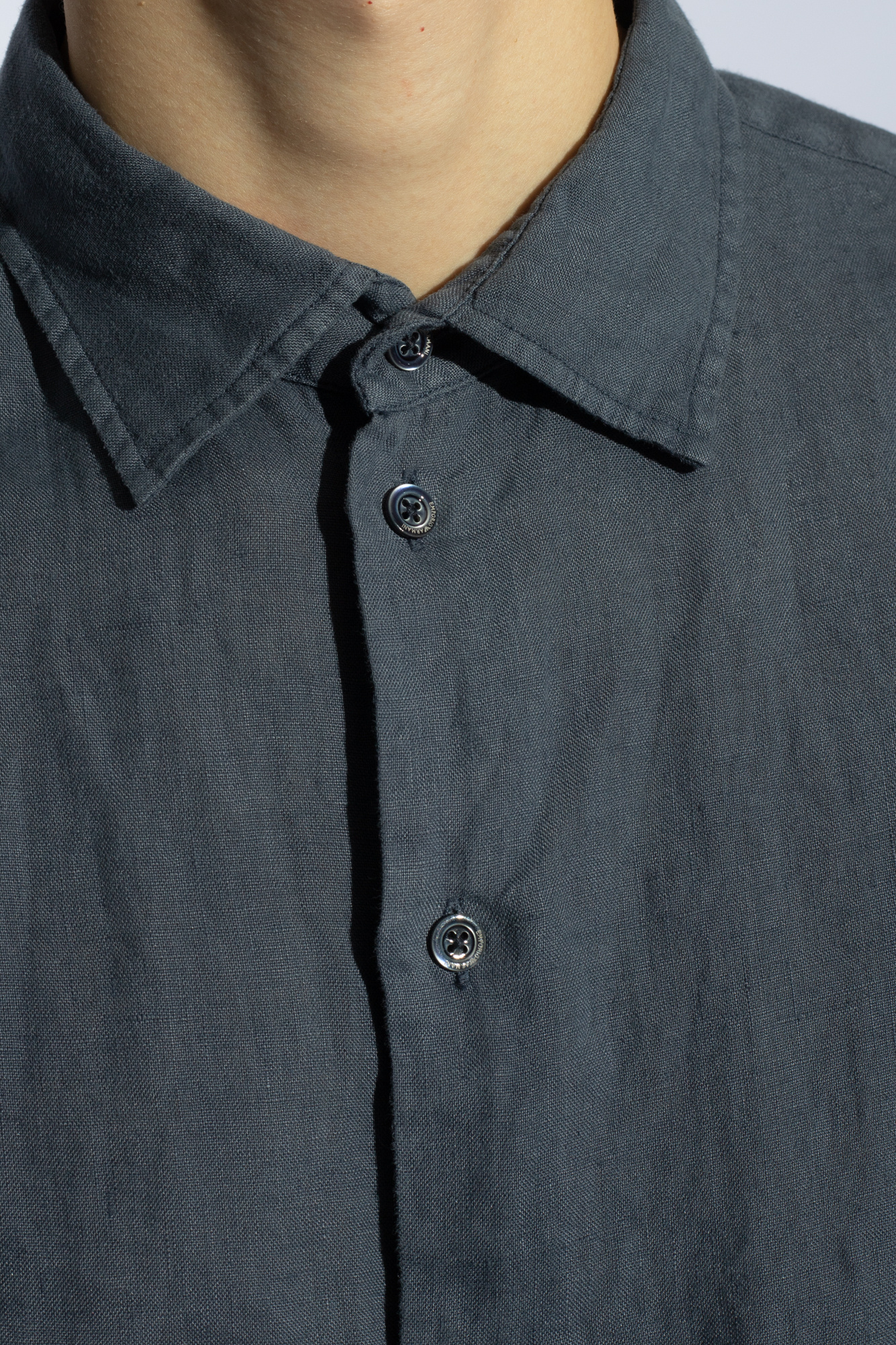 Emporio Armani Linen Shirt by Emporio Armani