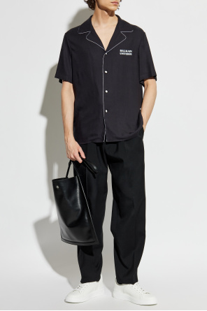 Shirt with logo od Balmain