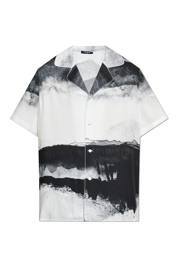 Shirt with logo od Balmain