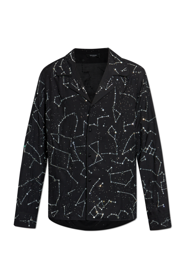 Shirt with applique od Balmain