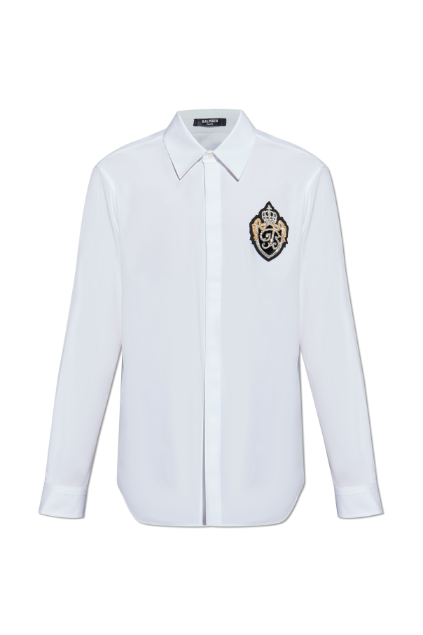 Shirt with appliqué, zdjęcie 1 Shirt with appliqué od Balmain