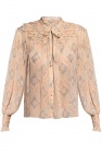 MSGM airbrush pattern denim jacket