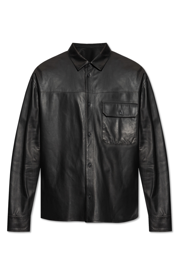 Emporio Armani Leather Shirt