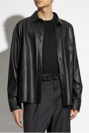 Emporio Armani Leather Shirt